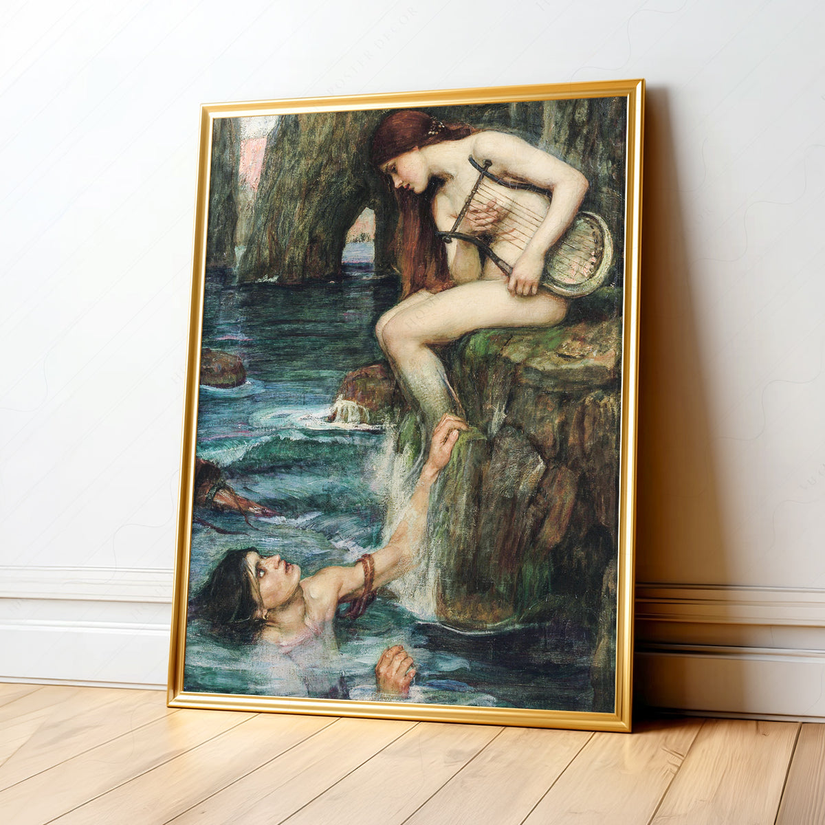 John William Waterhouse The Siren Art Print — artwork preview 1