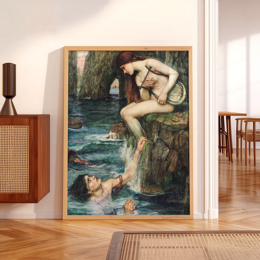 John William Waterhouse The Siren Art Print — artwork preview 5