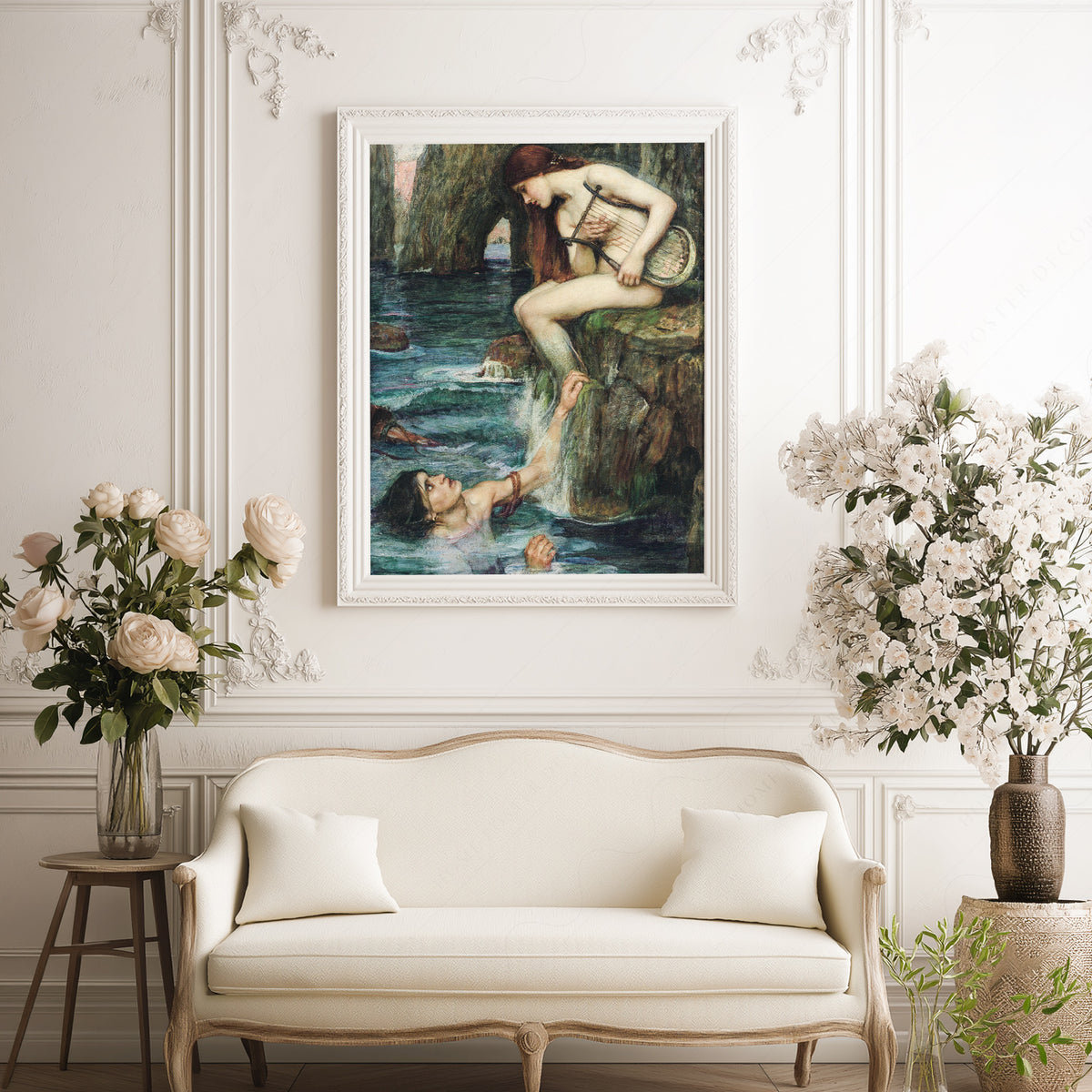 John William Waterhouse The Siren Art Print — artwork preview 17