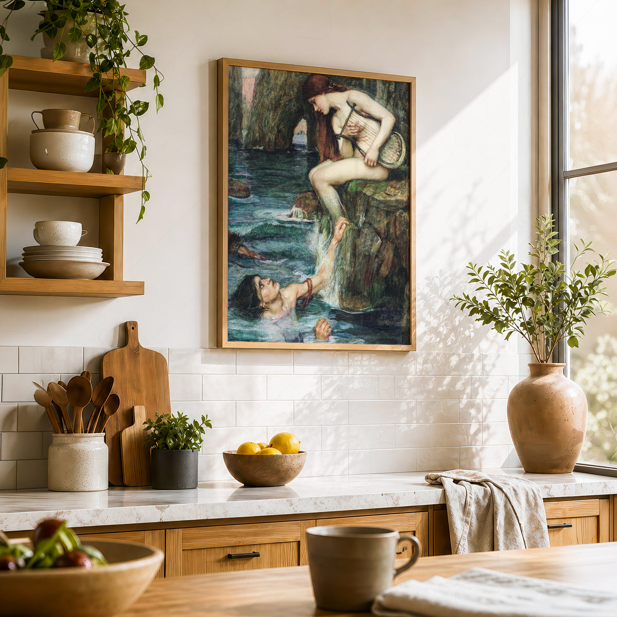 John William Waterhouse The Siren Art Print — artwork preview 23