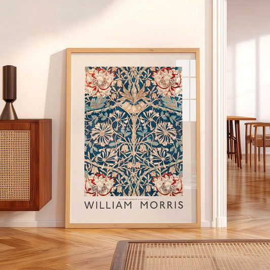 William Morris Honeysuckle Art Print – Arts and Crafts Wall Decor — artwork preview 5