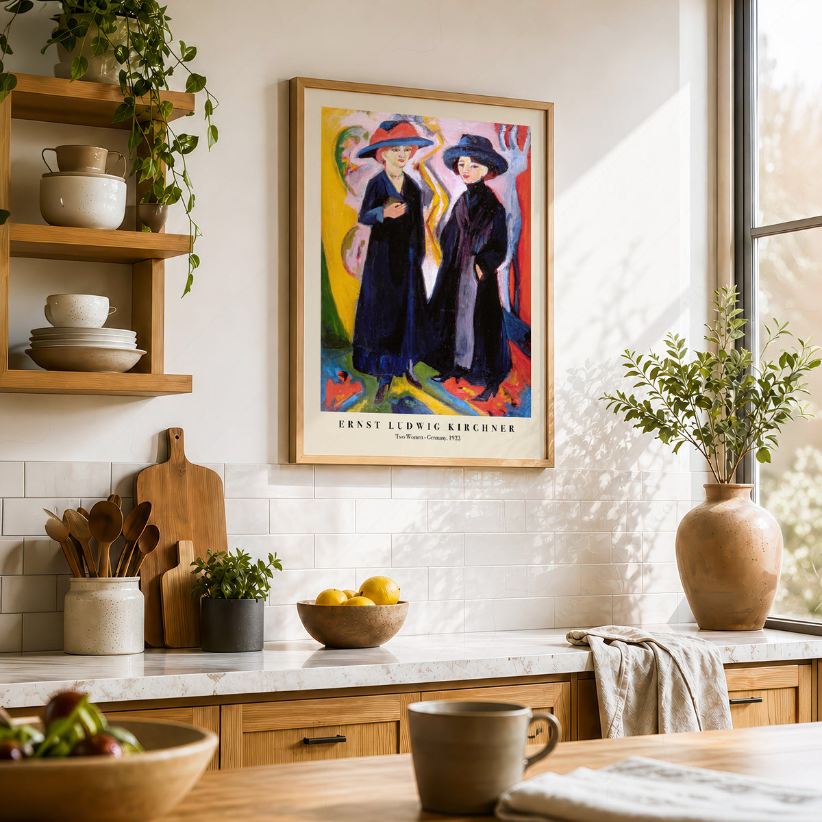 Ernst Ludwig Kirchner Two Women Exhibition Poster Art Print — artwork preview 23
