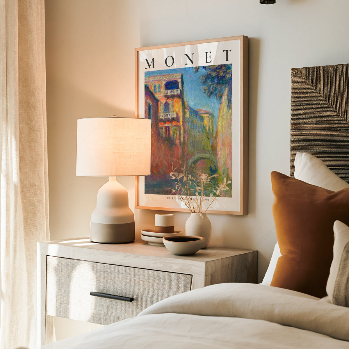 Claude Monet Rio della Salute Exhibition Poster Art Print — artwork preview 19