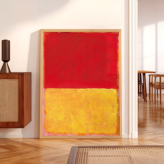 Mark Rothko Red and Yellow Abstract Art Print – Modern Wall Decor — artwork preview 5