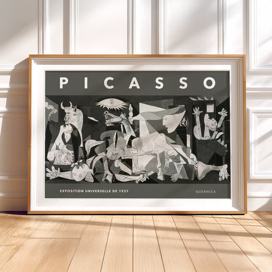 Pablo Picasso Guernica Exhibition Poster – Modern Cubist Wall Art — artwork preview 5
