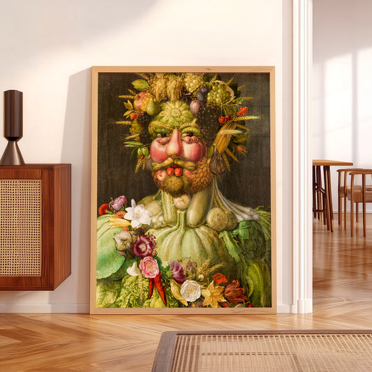 Giuseppe Arcimboldo Floral and Fruit Portrait Art Print — artwork preview 5