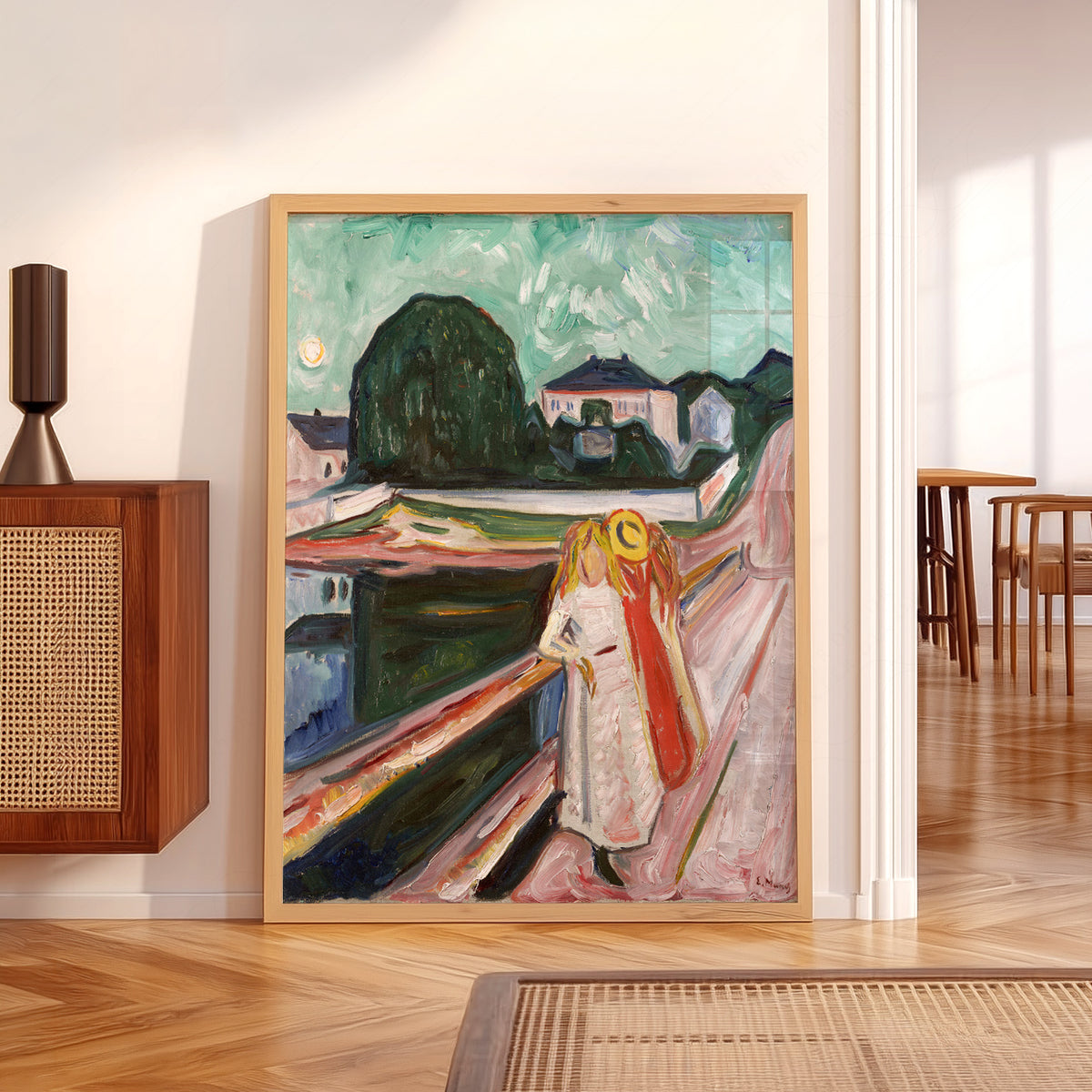 Edvard Munch Girls on the Pier Art Print — artwork preview 5