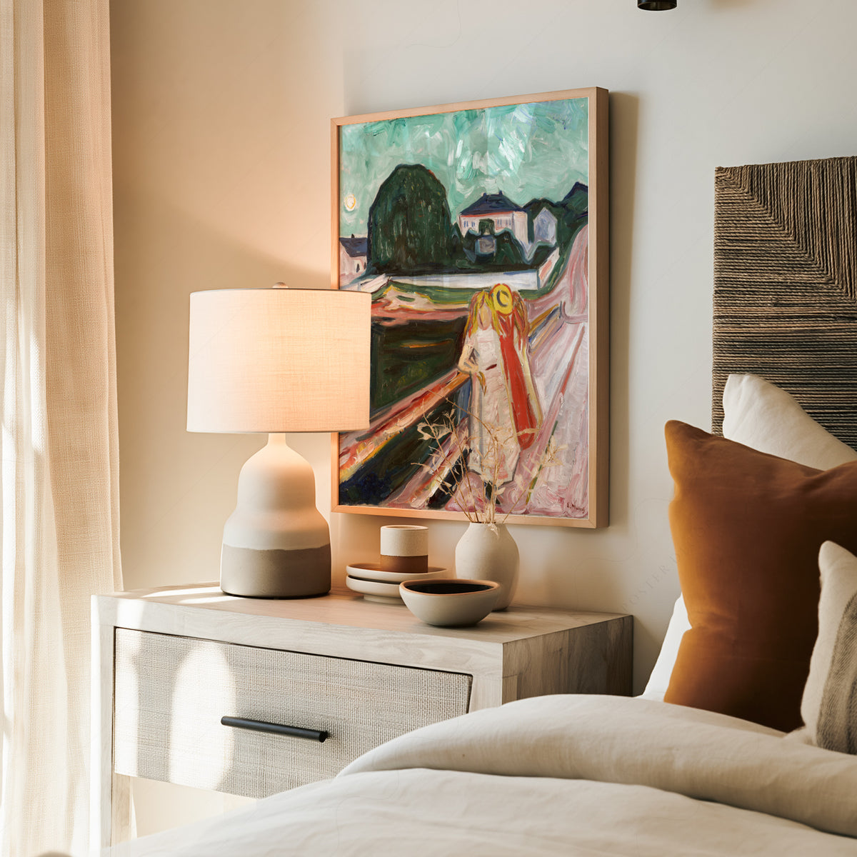 Edvard Munch Girls on the Pier Art Print — artwork preview 19