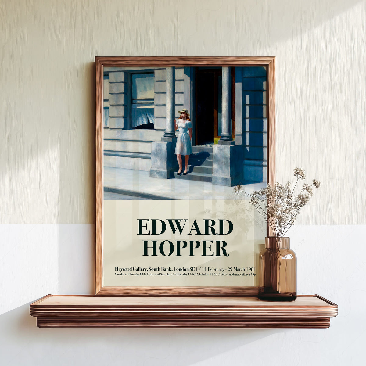 Edward Hopper Summertime Exhibition Poster Art Print — artwork preview 18
