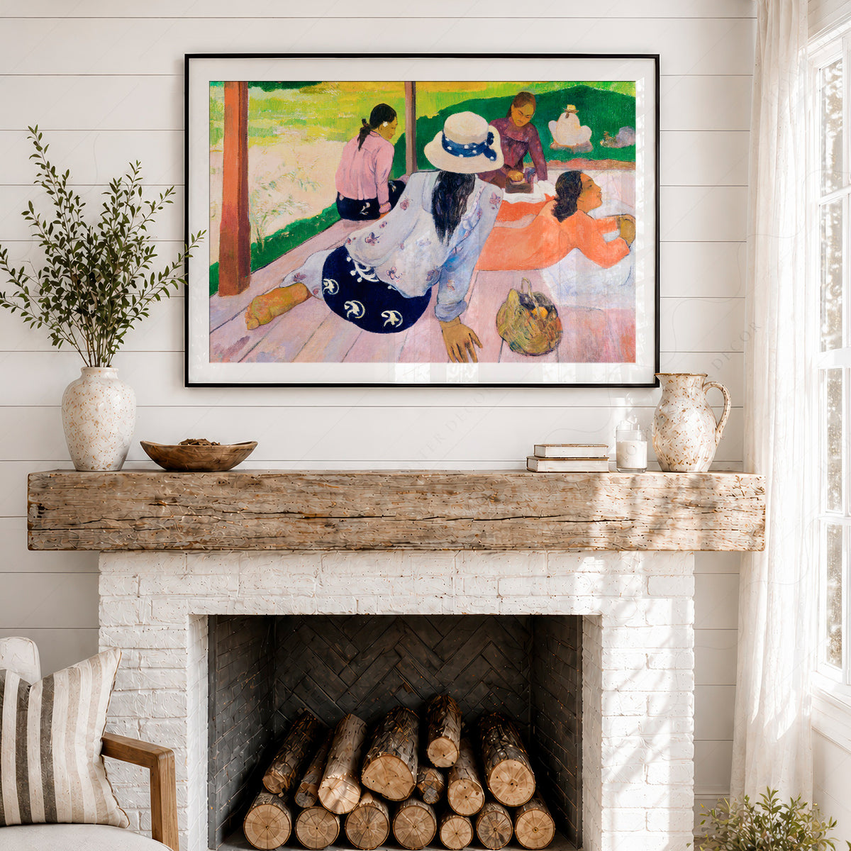 Paul Gauguin The Siesta Art Print — artwork preview 18