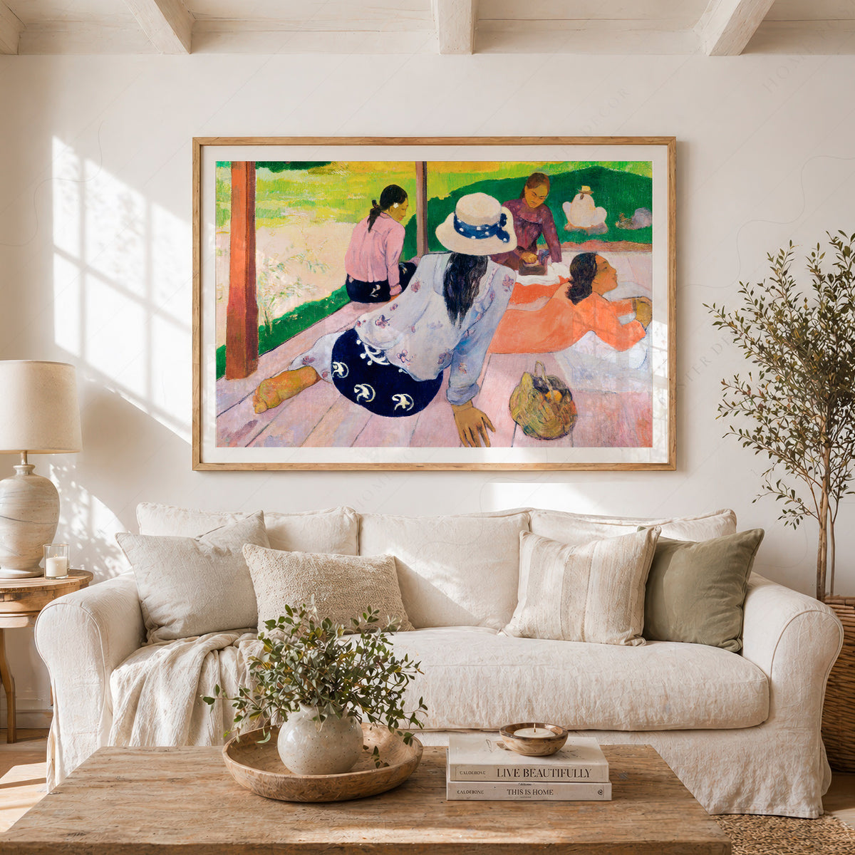 Paul Gauguin The Siesta Art Print — artwork preview 23