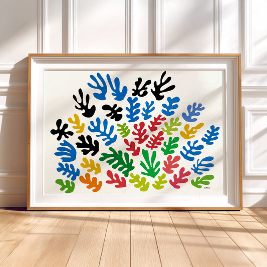Henri Matisse La Gerbe Cut-Outs Art Print – Colorful Modern Wall Poster — artwork preview 5