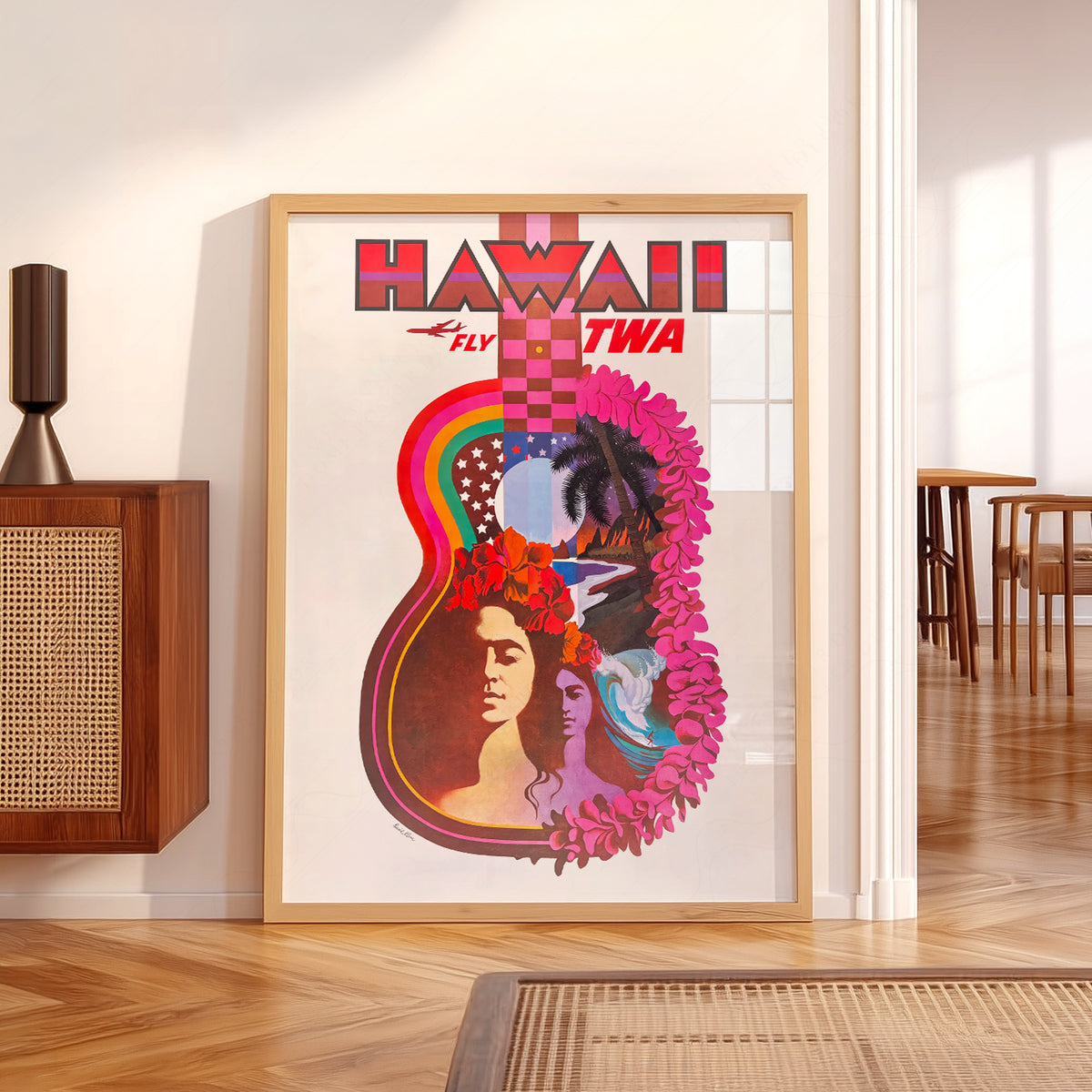 David Klein Hawaii Travel Poster Art Print — artwork preview 5