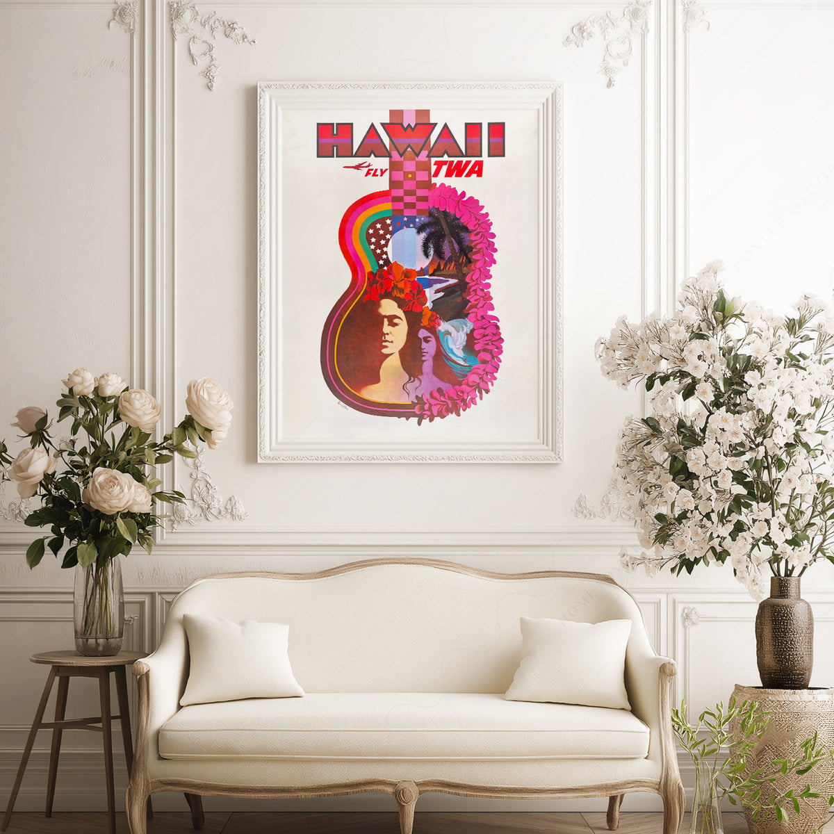 David Klein Hawaii Travel Poster Art Print — artwork preview 17