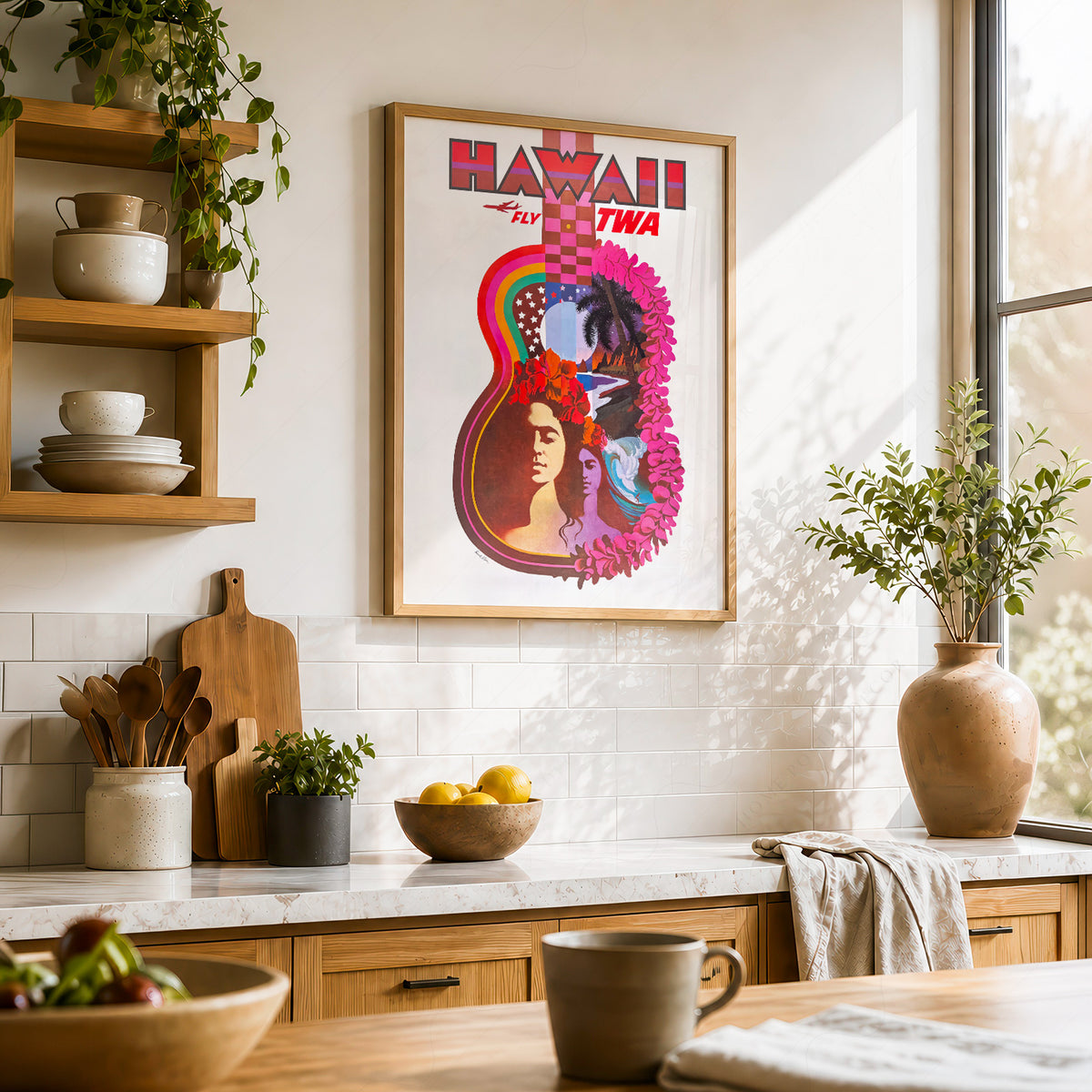 David Klein Hawaii Travel Poster Art Print — artwork preview 23