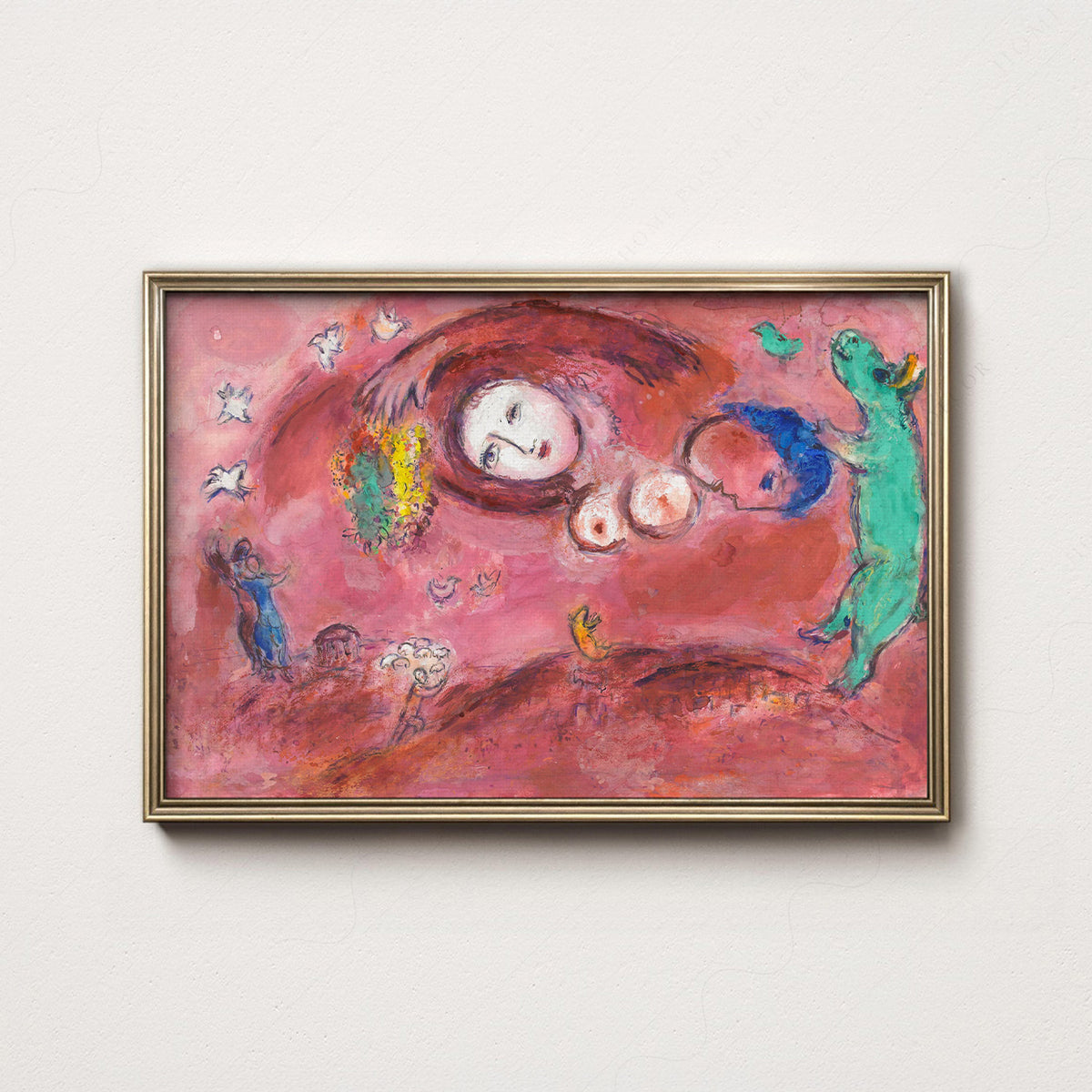 Marc Chagall Spring in the Meadow Art Print — artwork preview 7