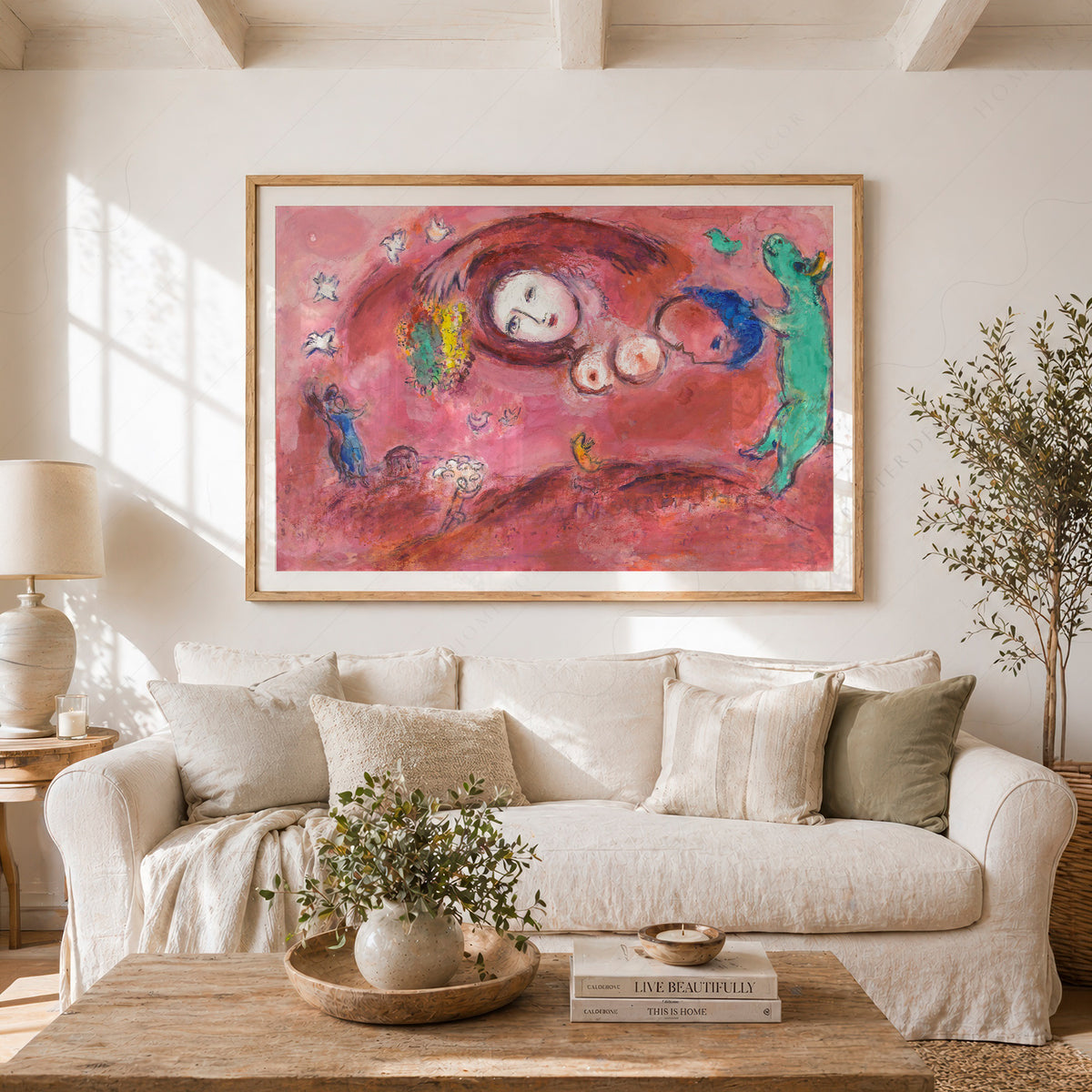 Marc Chagall Spring in the Meadow Art Print — artwork preview 23