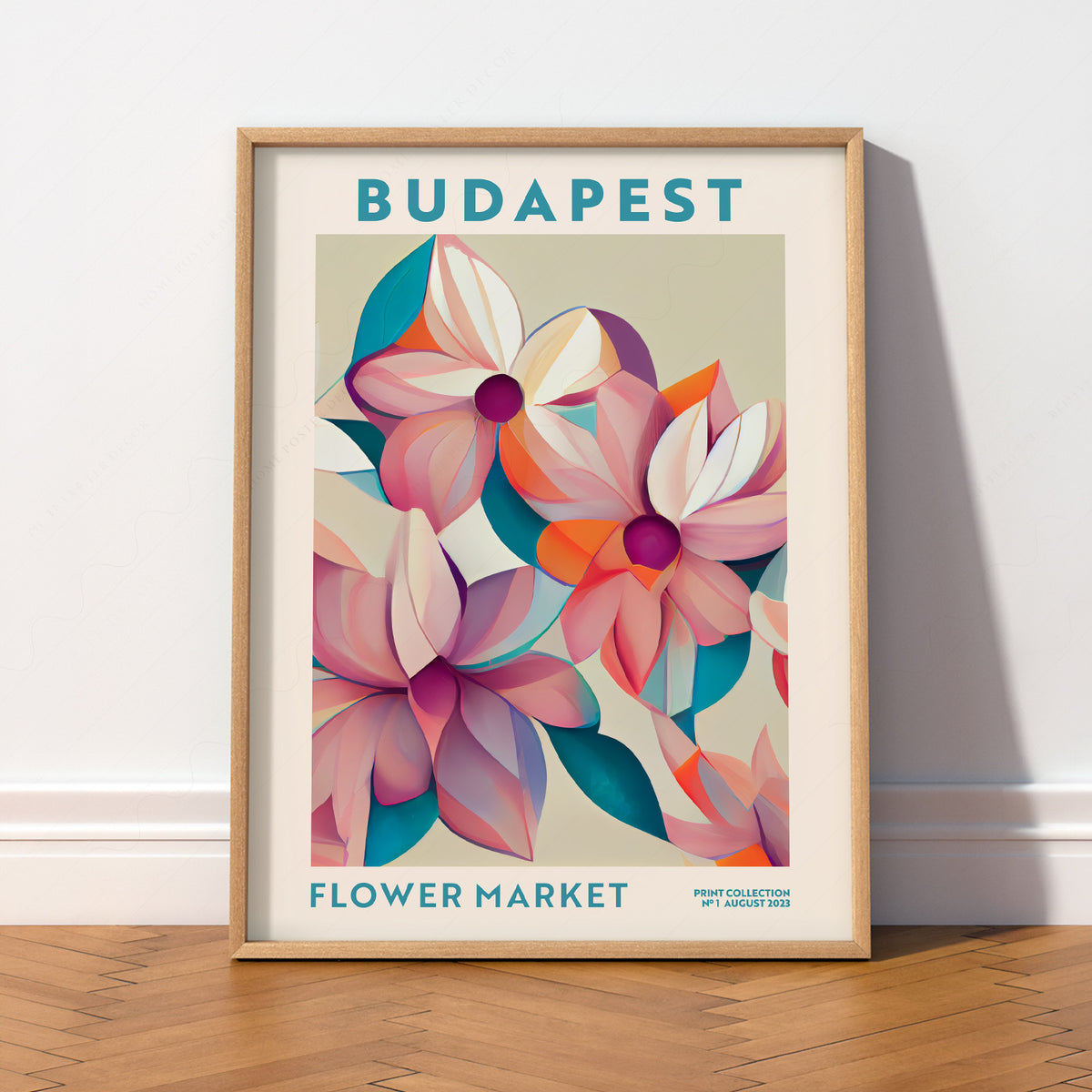 Budapest Flower Market Art Print — artwork preview 2