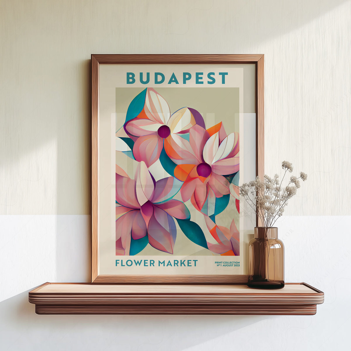 Budapest Flower Market Art Print — artwork preview 18