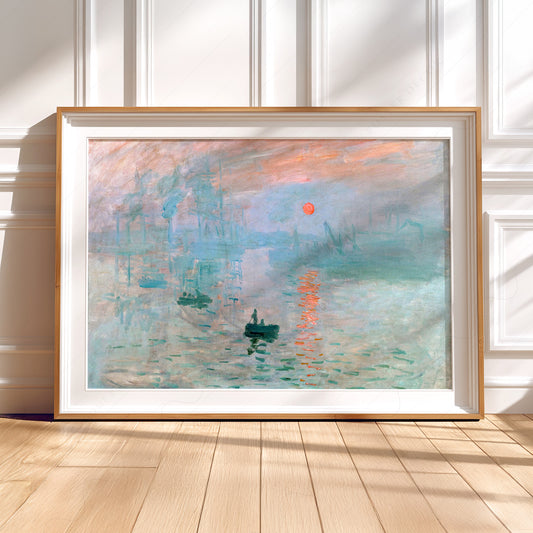 Claude Monet - Impression Sunrise Art Print – Impressionist Wall Decor — artwork preview 5