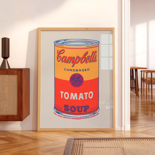 Andy Warhol Campbell's Soup Tomato Print – Pop Art Wall Poster — artwork preview 5