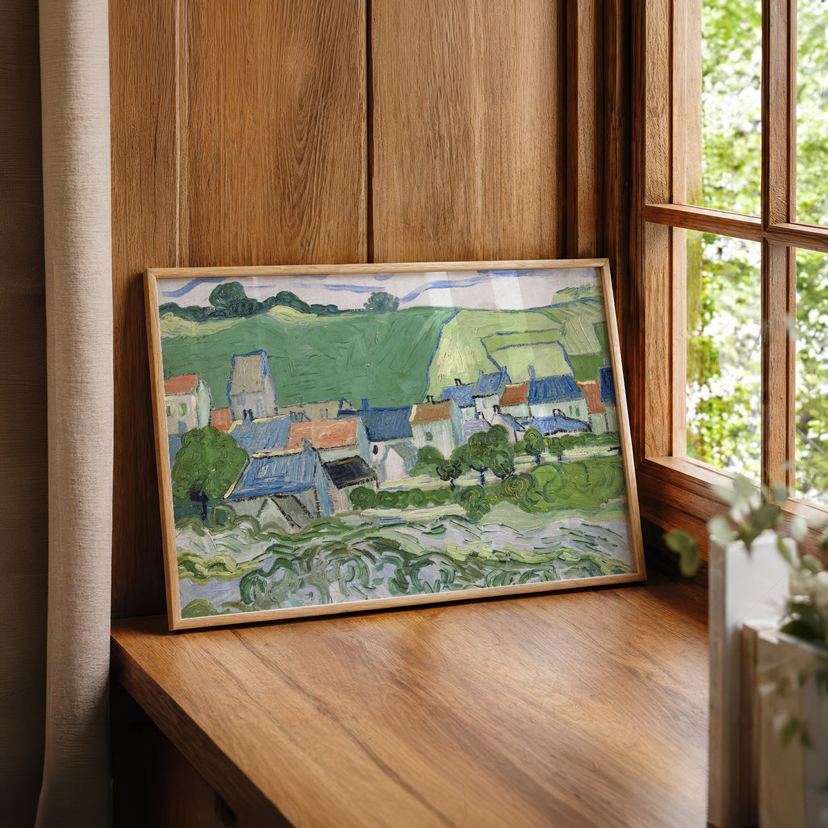 Vincent van Gogh View of Auvers Art Print — artwork preview 22