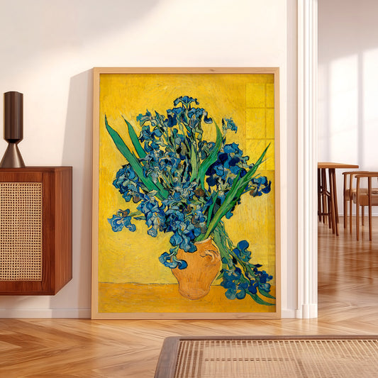 Vincent van Gogh Irises in a Vase Art Print – Famous Painting Wall Decor — artwork preview 5