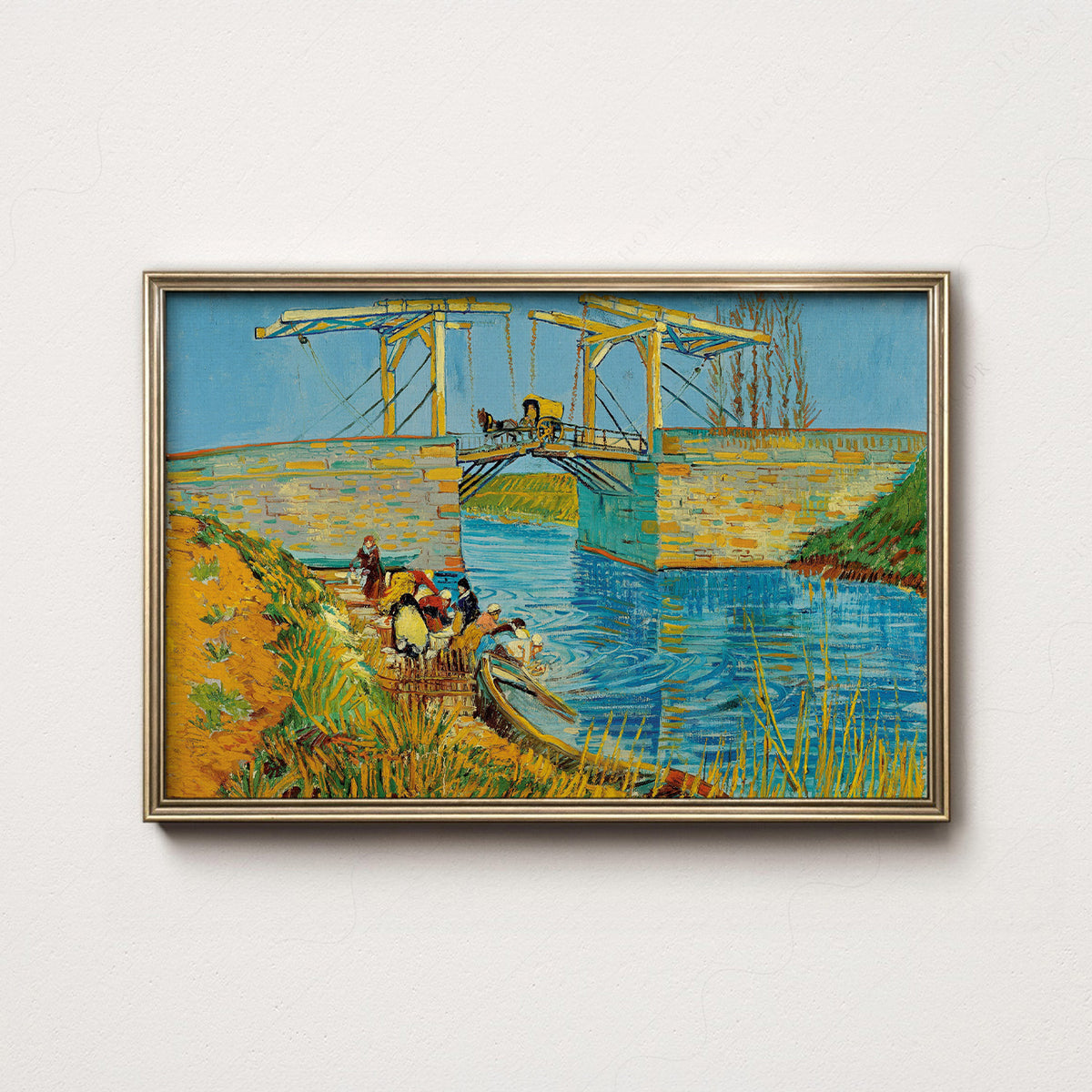 Vincent van Gogh Bridge at Arles Art Print — artwork preview 7