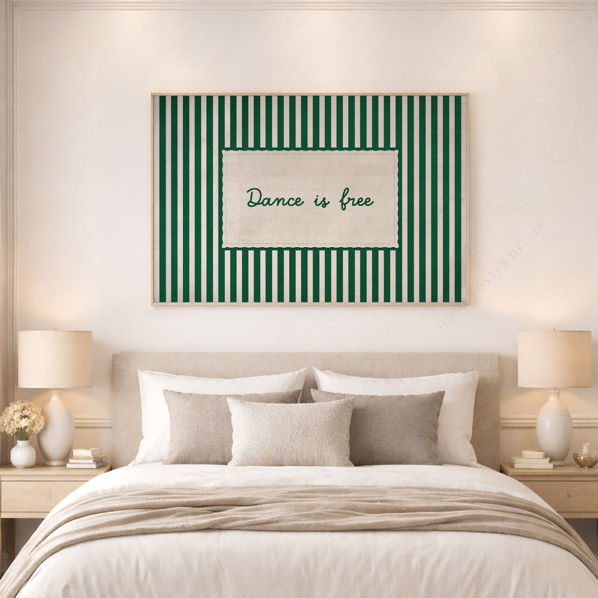 Dance Is Free Quote Art Print — artwork preview 17