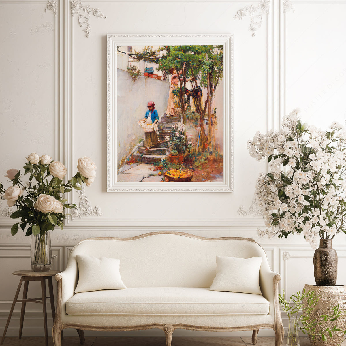 John William Waterhouse An Orange Garden Art Print — artwork preview 17