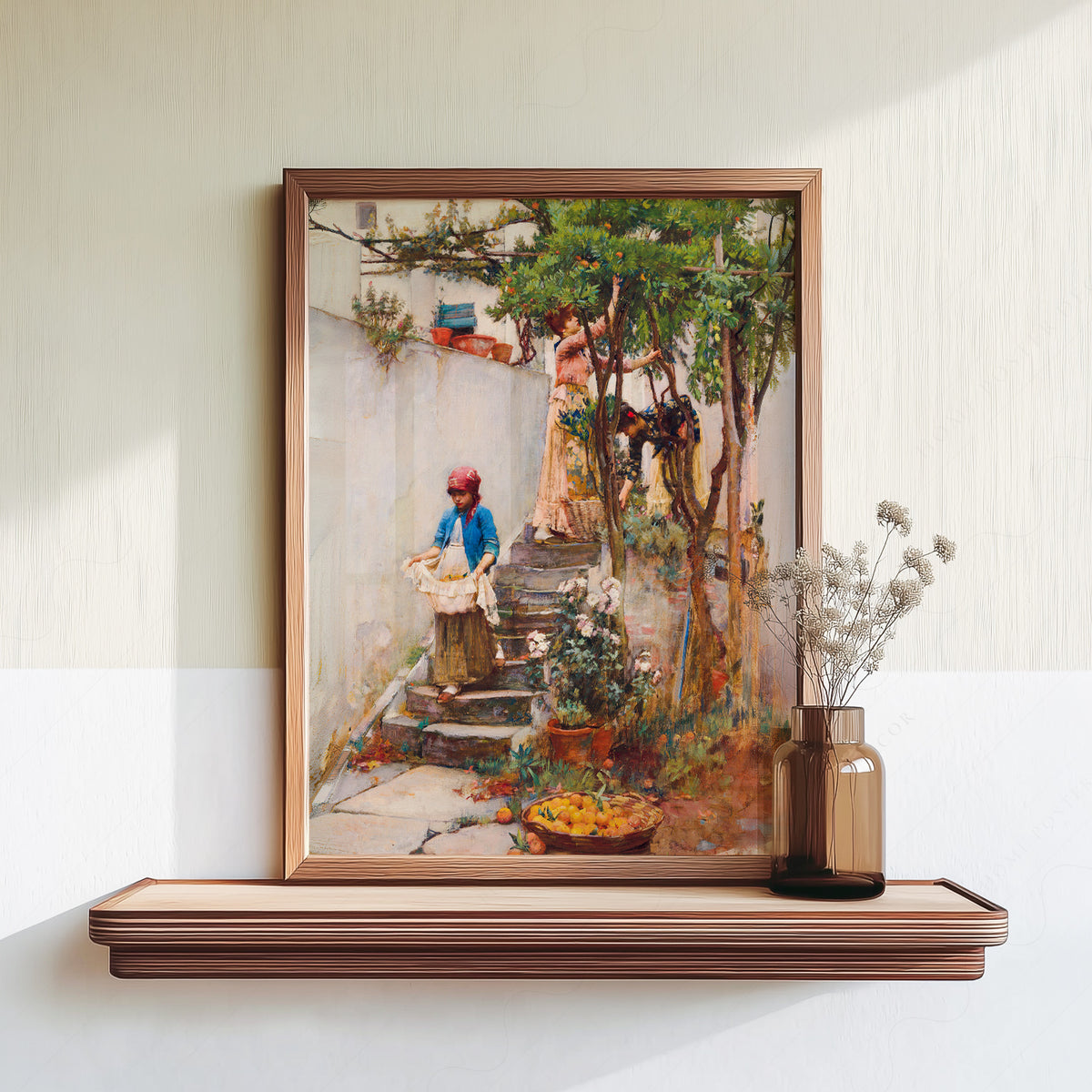 John William Waterhouse An Orange Garden Art Print — artwork preview 18