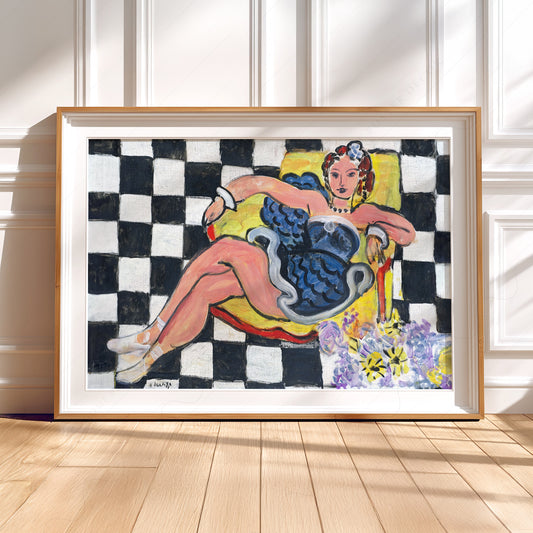 Henri Matisse Dancer in the Armchair Print – Vibrant Museum Wall Art — artwork preview 5