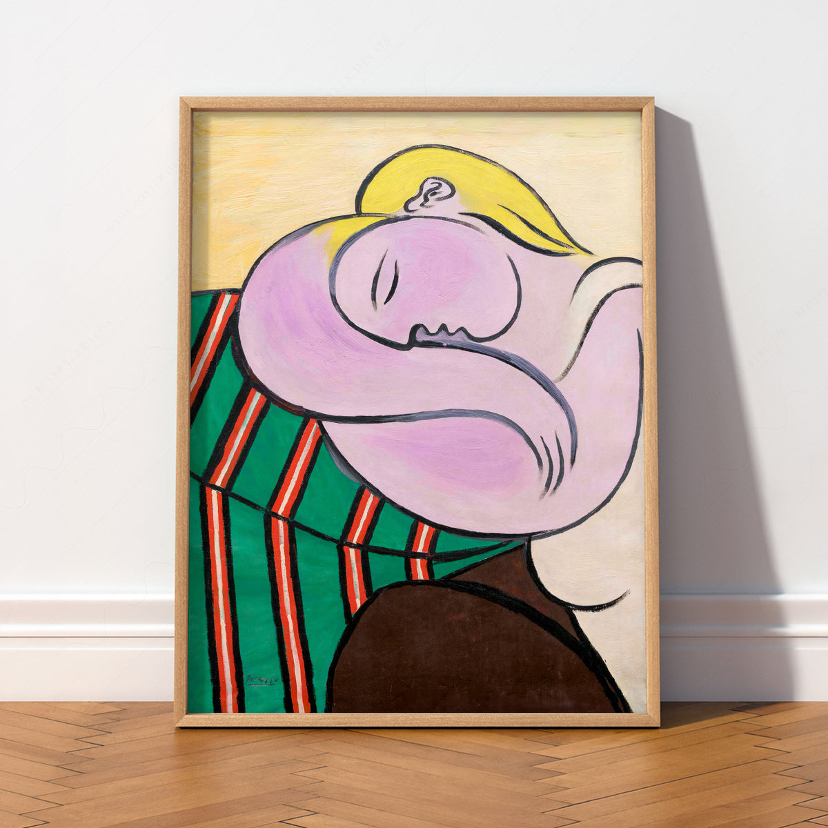 Pablo Picasso Woman with Yellow Hair Art Print — artwork preview 2