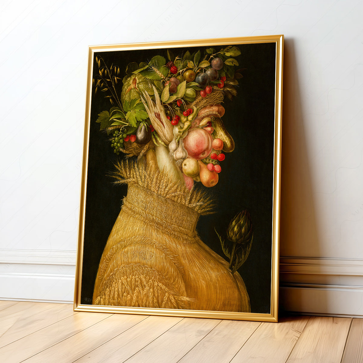 Giuseppe Arcimboldo Harvest Portrait Art Print — artwork preview 1