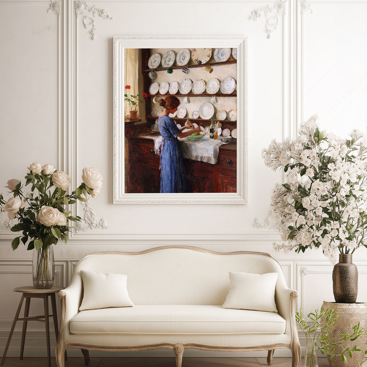 William Kay Blacklock Kitchen Scene Art Print – Victorian Wall Decor Poster — artwork preview 17