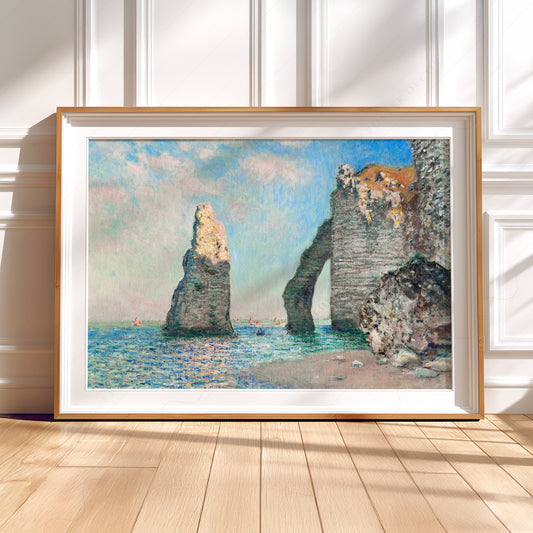 Claude Monet The Cliffs at Étretat Art Print – Impressionist Seascape Poster — artwork preview 5