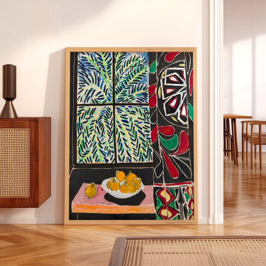 Henri Matisse Interior with Egyptian Curtain Print – Colorful Wall Art — artwork preview 5