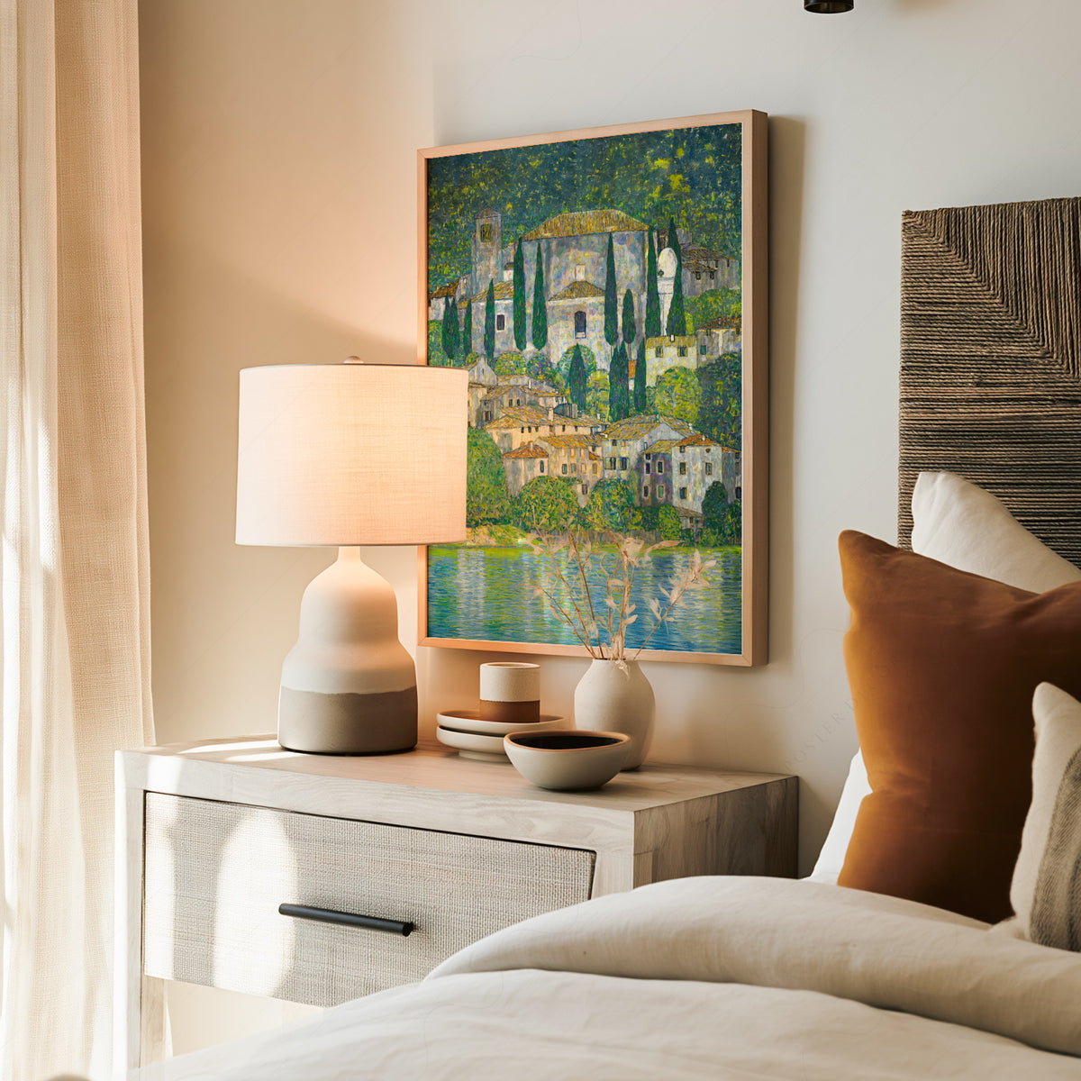 Gustav Klimt Church in Cassone Art Print — artwork preview 19