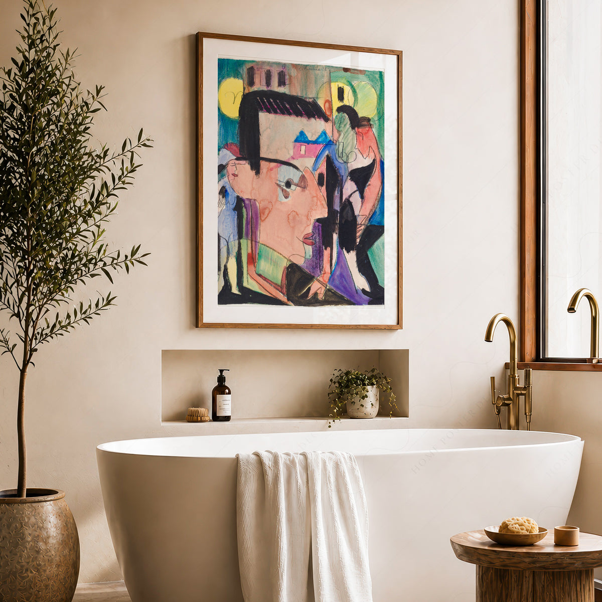 Ernst Ludwig Kirchner Self-Portrait Art Print — artwork preview 22