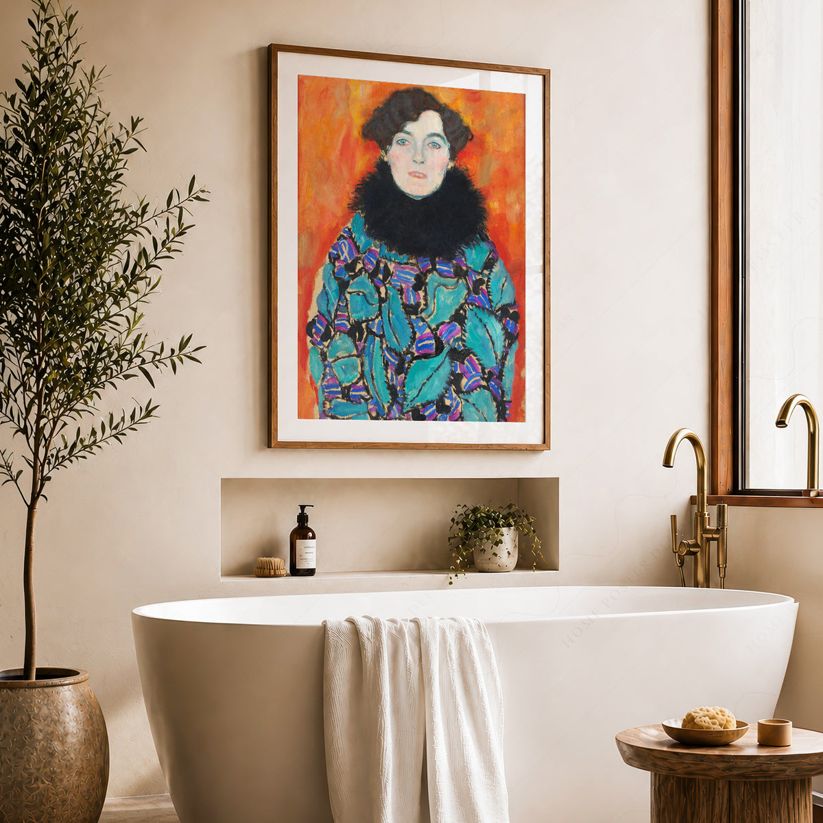 Gustav Klimt Portrait of Johanna Staude Art Print — artwork preview 22