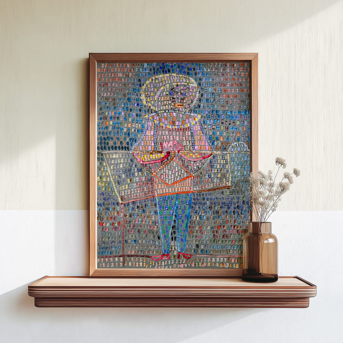 Paul Klee Boy in Fancy Dress Art Print — artwork preview 18