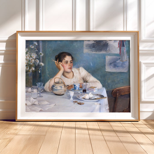 After Breakfast Art Print, Elin Danielson-Gambogi – Vintage Portrait — artwork preview 5