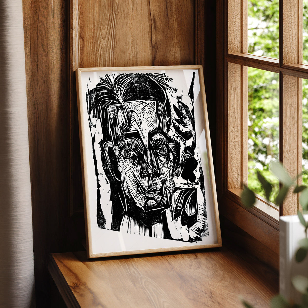 Ernst Ludwig Kirchner Head of Dr Robert Art Print — artwork preview 7