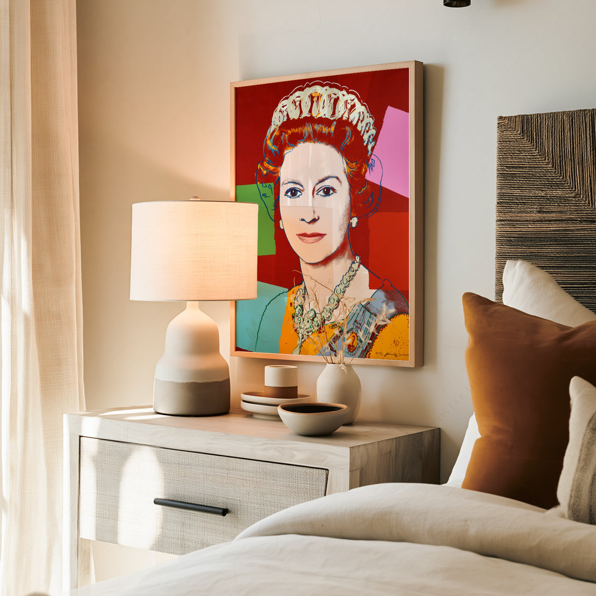 Andy Warhol Queen Portrait Pop Art Art Print — artwork preview 19