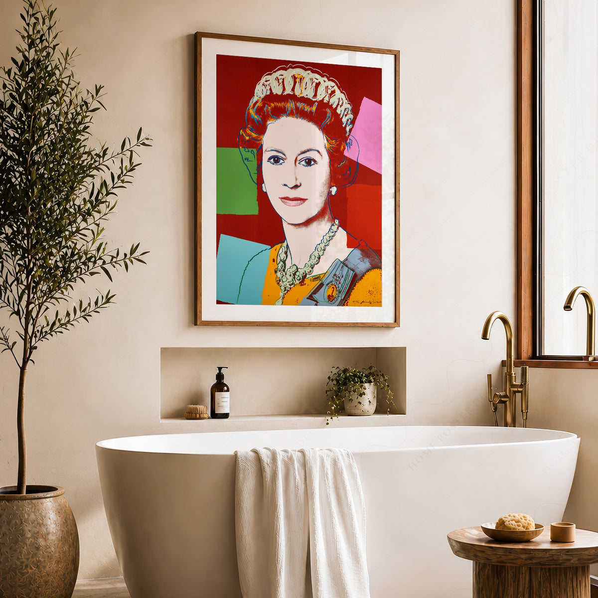 Andy Warhol Queen Portrait Pop Art Art Print — artwork preview 22