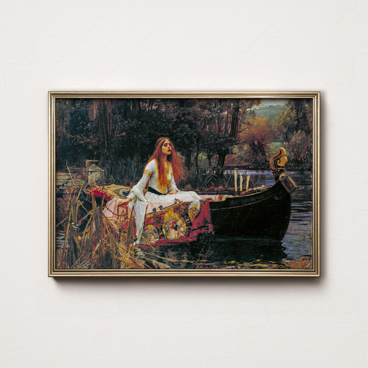 John William Waterhouse The Lady of Shalott Art Print — artwork preview 7