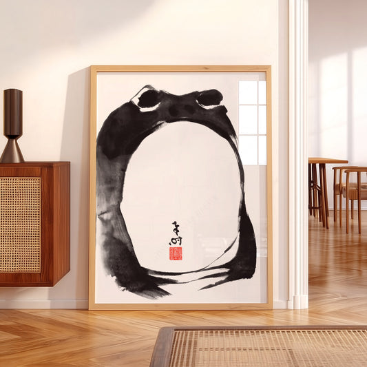Matsumoto Hoji Frog Print – Japanese Ukiyo-e Wall Art Poster — artwork preview 5