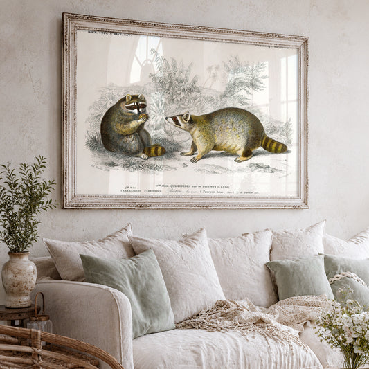 Charles Dessalines D'Orbigny Raccoon Print – Vintage Natural History Wall Art – 01-25 — artwork preview 3