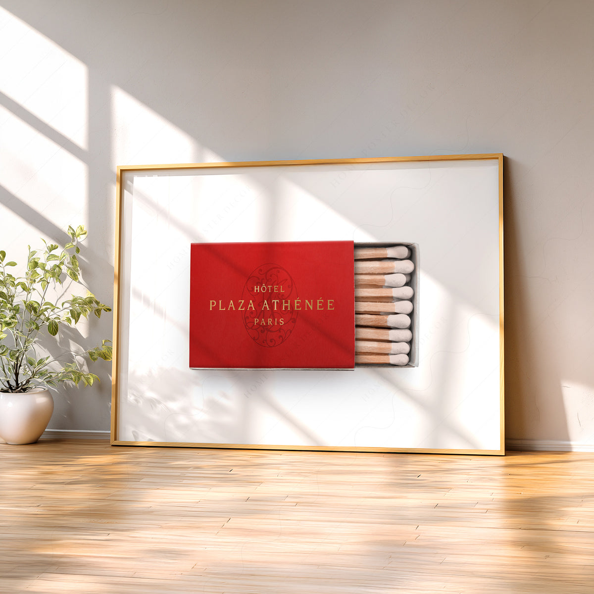 Hotel Plaza Athenee Matchbox Art Print — artwork preview 2