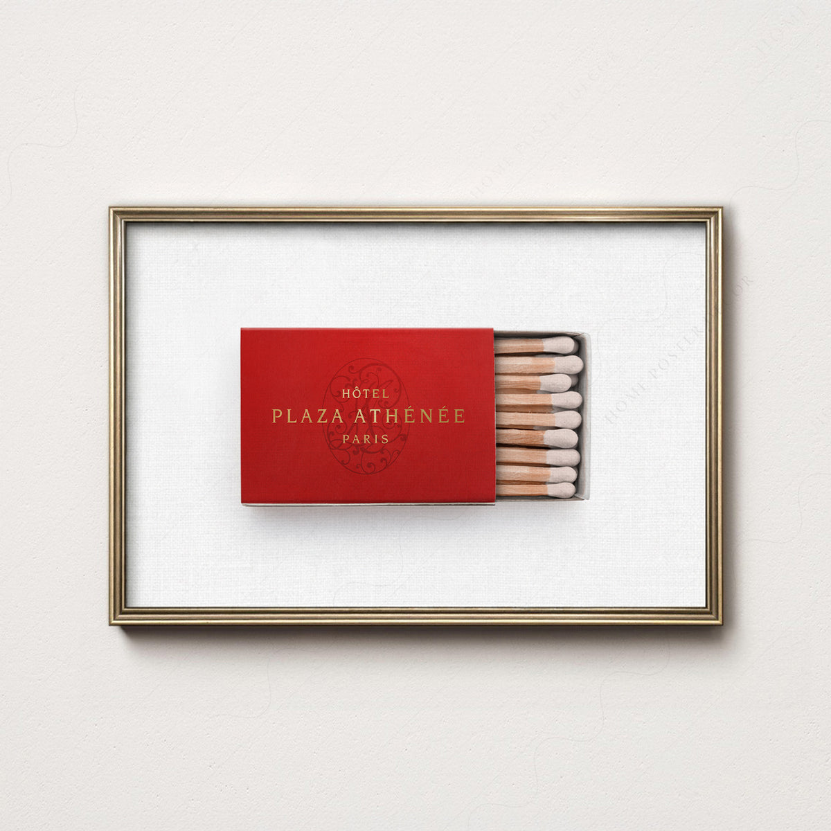 Hotel Plaza Athenee Matchbox Art Print — artwork preview 7
